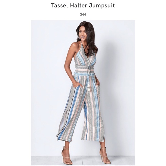 Venus Stripe Jumpsuit - Picture 4 of 4